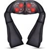 BioAura Massaggiatore Cervicale con Shiatsu e Calore, 3D Massaggiatore 3 Modalità, Cablata Massaggiatore Schiena e Collo, Massaggio Cervicale per Auto, Casa, Ufficio, Regalo Perfetto Per Uomini e Donne
