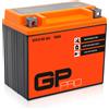 GP-Pro Batteria al gel GP-PRO 12 V 12 Ah GTX12-BS per scooter/moto, senza manutenzione, sigillata, precaricata, compatibile con YTX12-BS / 51012