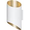 LEDVANCE ORBIS CYLINDRO SMART+ Wi-Fi, applique LED dimmerabile per interni, 12W, temperatura colore 3000 - 6500K, 600 lumen, nero/rame, cilindro con fori asimmetrici, 20x12cm