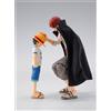 BANDAI One Piece S.h.figuarts Action Figura 2-pack Shanks & Monkey D. Luffy Childhood V