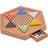 Classic in Legno Dama Cinese 12 Pollici con Cassetti Halma Gioco Da Tavolo Belle