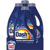 Dash Power Detersivo Liquido Lavatrice, 140 Lavaggi (4x35), Extra Smacchiante, Rimuove anche le macchie secche da 7 giorni, per una pulizia impeccabile
