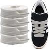 Shecret Fermacavi Spessi per Adidas Campus 00s, Confezione da 2 Paia Lacci Spessi Piatta e Larga da 15mm, Lacci di Ricambio per Scarpe da Ginnastica - Nero