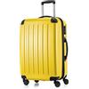 HAUPTSTADTKOFFER - Valigia Rigida Alex, 4 Doppie ruote, Taglia 65 cm, 74 Litri, Colore Giallo