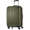Hauptstadtkoffer - ALEX - Valigia rigida, Trolley espandibile, Bagaglio con 4 ruote doppie, 65 cm, 74 litri, Avocado