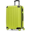 Hauptstadtkoffer Spree - Valigia rigida di medie dimensioni, TSA, 4 ruote, trolley, valigia da viaggio, espandibile, 65 cm, 74 litri, Farn
