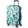 Hauptstadtkoffer Mitte - Bagaglio a Mano, 2.9 Kg Un Gioco da Ragazzi, TSA, Valigia Rigida, Trolley con 4 Ruote, Bagaglio a Mano 55 cm, 42 L, Valigia con Motivi, Dino Skater