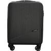travelite 4 ruote valigia a mano piccola 34 litri, serie bagagli BALI: Trolley rigido in ABS conforme alle dimensioni del bagaglio a mano IATA, 55 cm.