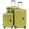 Hauptstadtkoffer - MITTE - Set di 3 valigie - Bagaglio a mano con ruote da 55 cm, Valigia di medie dimensioni da 68 cm + Valigia grande da 77 cm, ABS, combinazione TSA, Farn