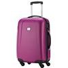 HAUPTSTADTKOFFER - Wedding - Bagaglio a mano Valigia Trolley da Cabina rigido TSA ABS 4 ruote, 55 cm, 42 litri, Rosa