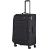 travelite valigia a 4 ruote misura L con lato morbido, serie di valigie CHIOS con piega ad espansione + protezione bordi, trolley in look senza tempo, 78 cm, 90 - 97 litri