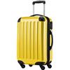 Hauptstadtkoffer ALEX Trolley Bagaglio a Mano 55x38x23 cm, 42 L, Lucchetto a Combinazione, Rigido Espandibile PC/ABS, 3,2 kg, 4 Ruote Doppie, Giallo