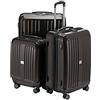 HAUPTSTADTKOFFER - X-Berg - Set di 3 valigie, colore Blu Scuro Grafite brillante, (S, M & L), 258 litri