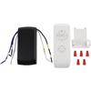 FortunateSweet Set di controller per ventilatore da soffitto wireless con 4 impostazioni di timer, adatto a telecomando e ricevitore per ventilatori di luci, funzionamento silenzioso, facile da