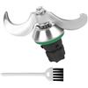 BUCOMTU Coltello per Impastare per Bimby TM5 TM6, Coltello per pasta per Thermomix TM6/TM5 Inossidabile, pulizia rapida