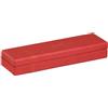 Rhodia 319783C Astuccio portapenne Rhodiarama, 21x5,5 cm, cucitura a sella, similpelle rosso papavero