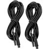 TINEASUR 2 Pezzi Prolunga Accendisigari Auto 12v Ciabatta Prolunga per Dash Cam e Telecamera Auto Resistente in Plastica e Rame Nero