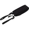 TINEASUR Cinghia Allargata per Macchina Fotografica e Binocolo in Cotone Nero, Tracolla Resistente e Facile da Usare per Spalla o Collo, Accessorio Fotografico