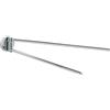Gedy FELCE Plus Portasciugamani da bagno a doppia parete, cromato, acciaio inossidabile, 38,4 x 3,2 x 5,6