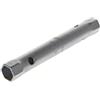 GEDORE Chiave a Tubo Doppia, 14 e 15 mm, Chiave a Tubo Esagonale, Lunga 140 mm, Chiave a Pipa Doppia per Dadi, Chiave a Bussola Meccanico, 26 R 14 x 15, Acciaio Cromato