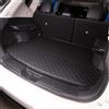 LYJXD Auto Pelle Tappetini Bagagliaio per Audi A5 Sportback 2016 2017 2018 2019 2020 2021 2022 2023 2024 2025, su Misura Vasca Baule Tappeto Fodera Bagagli Tappetino Antiscivolo Accessori,Black