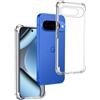 REY Cover in Gel TPU Anti-Shock per Google Pixel 10-10 PRO, Morbido Silicone Custodie Protettivo Case, Anti-Scratch, Protettiva Sottile Back Cover