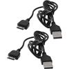 ECSiNG 2 cavi di ricarica USB compatibili con Samsung FIZZ C5212 (GT-C5212) compatibile con Samsung GT-3650 Compatibile con Samsung GT-E1080i Compatibile con Samsung GT-E1150i