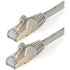 StarTech.com Cavo di rete Ethernet RJ45 CAT6a schermato da 1.5 m - Cavo Network in rame - Grigio (6ASPAT150CMGR)