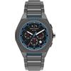 Armani Exchange Orologio da uomo in acciaio inossidabile 44MM canna di fucile, AX4295