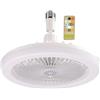 Ahuuen Lampada da Soffitto con Ventilatore,Ventilatori da Soffitto con Luce per Camera da Letto - Accessorio Refrescante Con Telecomando A 3 Velocità Regolabili Per Camera Da Letto E Soggiorno