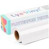 Lya Vinyl Bianco termovinile per tessuti, 30,5 cm x 305 cm, termovinile per Cricut e Cammeo, vinile termoadesivo per tessuti Cricut per t-shirt, abbigliamento, cappelli.