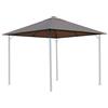 QUICK STAR Tetto di Ricambio per Gazebo da Giardino, 297 x 297 cm, Colore Grigio-beige