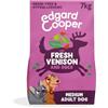 Edgard & Cooper Crochette Cani Adulti Senza Cereali Per Cani Di Taglia Medium (7kg), Cervo e Anatra Freschi, Ricetta Ipoallergenica Con Mela, Cavolo Riccio e Rosa Canina, Senza Farine Di Carne