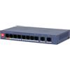 Dahua CS4010-8ET2GT-60 - Switch PoE 10 Porte Cloud Managed 60W con 2 Uplink Gigabit