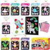 FUNNYB&G Foil Art Attività Libri Gadget Compleanno Bambini - 2 in 1 Foil Art Libri da Colorare Bambini Regalini Fine Festa Compleanno, Regalo Giochi Lavoretti Creativi Bambina 4-10 Anni (classico 24)