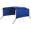 uxcell 1set 600D 4 Arco 8'L x 97"-103"L Capote Mobile Tela Copertura Blu