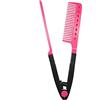 Generic Pettine lisciante per capelli, design a forma di V a doppio lato, strumento leggero e portatile, materiale antistatico, accessorio per styling, imballaggio, eventi, toelettatura rapida, viaggi