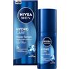 NIVEA MEN Hydrocare Power Serum 30 ml, Siero viso idratante con 2x Acido Ialuronico e Vitamine C, E & B5, Face serum per un'idratazione fino a 3 giorni, Skincare uomo per tutti i tipi di pelle