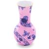 GINORI 1735 VASO TULIPANO, ORIENTE ITALIANO LILLA AZALEA, FILO ORO