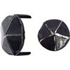 HSI HERMANN SCHWERTER ISERLOHN GBA10206 Coperchio vite in ferro battuto HSI con testa diamantata forma rotonda a 2 punte 19x11mm-179940