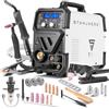 STAHLWERK Saldatrice combinata 6-in-1 CTM-416 Puls Pro - CUT, TIG, MIG/MAG, PULSE, MMA, FLUX fino a 160A, plasma fino a 40A, innesco HF, funzione Pulse, luce LED