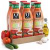 olivaoliva Villaolivo - Gazpacho 1L | Confezione da 6 bottiglie di vetro | Ricetta tradizionale, 100% naturale e senza conservanti