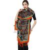 DANA XU Lusso 100% Pura Lana Oversize Extra Large Caldo Floreale Cashmere Pashmina Sciarpa Scialle E Avvolgere Per Le Donne Coperta Mantello, 50 Multicolore, 96*42 INCHES