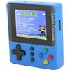Airshi Console di Gioco con Schermo a Colori, Console di Gioco Portatile Blu per l'intrattenimento Domestico per Bambini