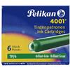Pelikan Ricarica refill verde penna stilografica Pelikan 4001 (conf. 6)