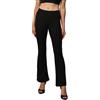 Only Onlfever Stretch Flaired Pants Jrs Noos, Pantaloni, Donna, Nero, S