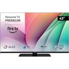Panasonic Premium TV-43W80AEZC, 43 Pollici TV QLED 4K Ultra HD, Fire TV