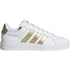Adidas Grand Court Base 3.0 donna, Bianco