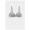 Tezenis Reggiseno Push-up Athens Cotton Cutie Donna Grigio