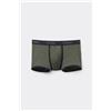 Tezenis Boxer In Cotone A Costine Con Elastico Logato Uomo Blu